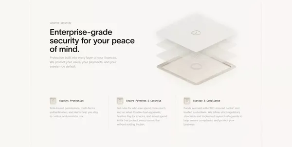 Crescent: High interest business banking with maximum protection - Landing design inspiration