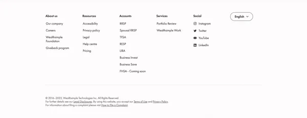 Wealthsimple: Investing, Regulated Crypto, Stocks & ETFs - Landing design inspiration
