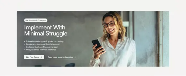 Uniqkey: Simplify Access and Secure your Business - Landing design inspiration
