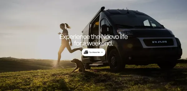Noovo Camper Vans | the Luxury of Home in a Class B RV - Landing design inspiration