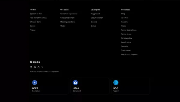 Solaria I The first truly universal speech-to-text model - Landing design inspiration