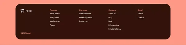Focal – Ship high-performing creatives 10x faster - Landing design inspiration