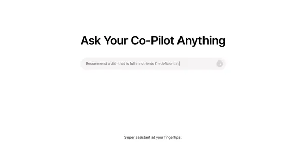Sol Health — Your Personalized Health Co-Pilot - Landing design inspiration