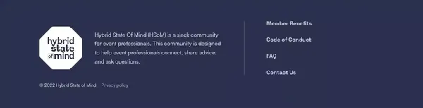 Join Zuddl's Slack Community Created To Help Event Professionals to stay updated - Landing design inspiration