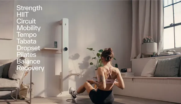 amp - the AI-powered fitness machine made for modern life - Landing design inspiration