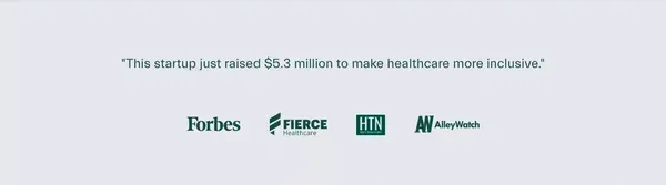 Deliver more inclusive care. | Violet - Landing design inspiration