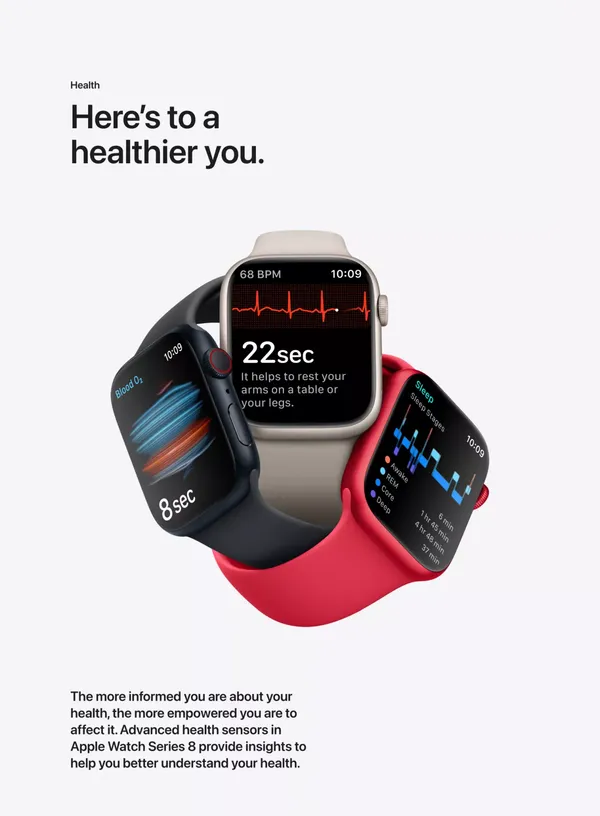 Apple Watch Series 8 - Apple - Landing design inspiration