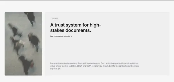 Formable — Modern way to manage contracts - Landing design inspiration