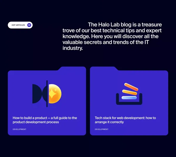Custom Design and Development Services — Halo Lab - Landing design inspiration