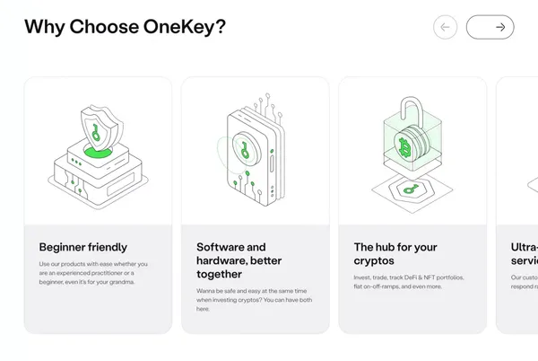 OneKey Wallet | All-in-one crypto wallet trusted by millions. - Landing design inspiration