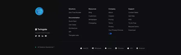 Twingate: It's time to ditch your VPN - Landing design inspiration
