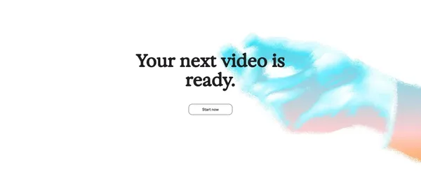 Mirage AI Video | Make Your Best Ideas Possible - Landing design inspiration
