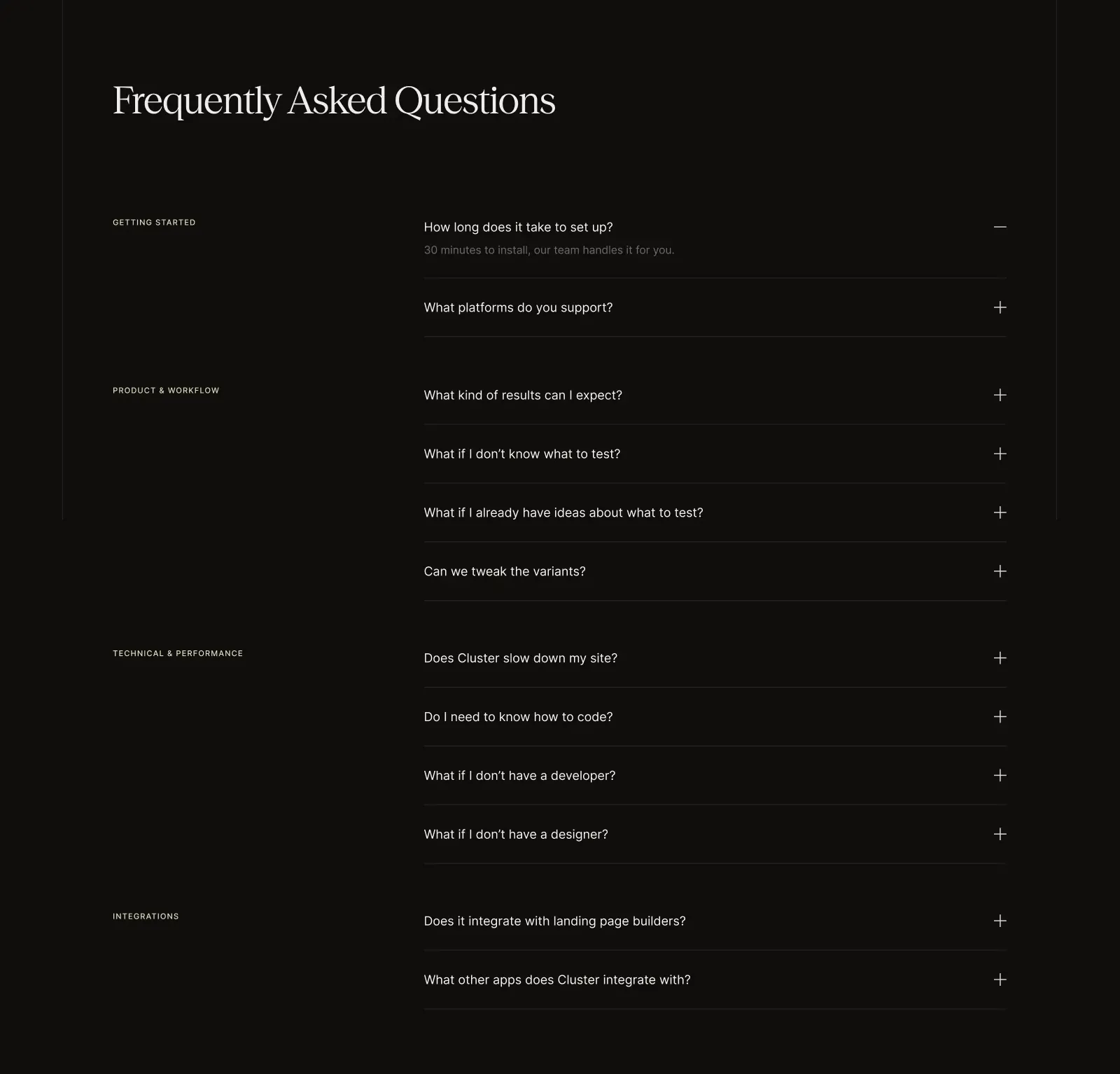 FAQ