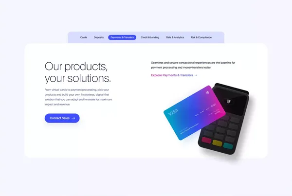 Galileo Financial Technology Platform | Banking, Fintech, APIs - Landing design inspiration