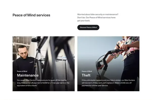 VanMoof S4 | VanMoof - Landing design inspiration