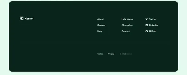 Kernel · Your content copilot - Landing design inspiration