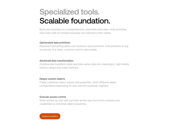 Planhat | The Customer Platform - Landing design inspiration