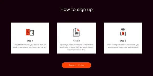 Juni | FinTech - Financial Services for Ecommerce Businesses - Landing design inspiration
