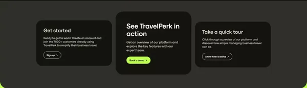 Corporate Travel Management & Business Travel Services - Landing design inspiration