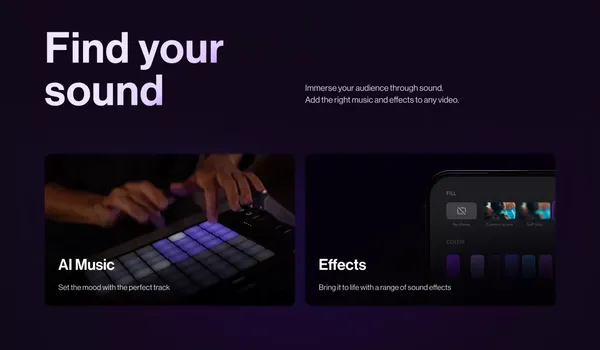 Captions | Your AI-powered creative studio - Landing design inspiration