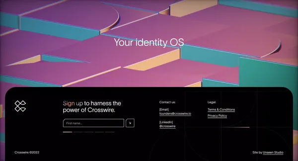 Crosswire - Landing design inspiration