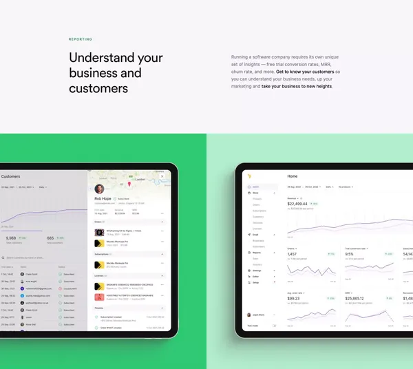 Payments, tax & subscriptions for software companies • Lemon Squeezy - Landing design inspiration