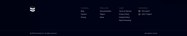 Encryption Platform — Evervault - Landing design inspiration