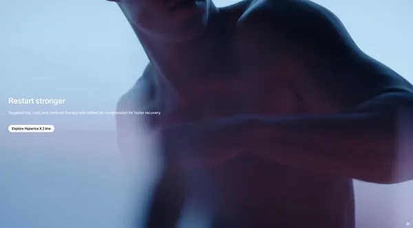 Hyperice | Recovery & Wellness Technology - Ecommerce design inspiration