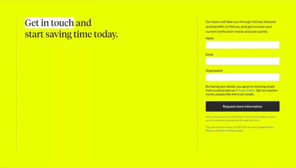 Fact-checking and verification software you can trust - Landing design inspiration