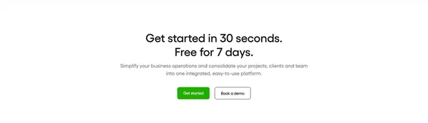Bonsai - Business management software - Landing design inspiration