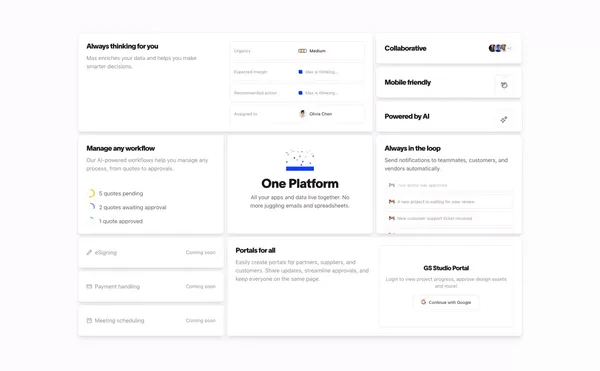 Headroom — Custom Software, Built for Your Business - Landing design inspiration