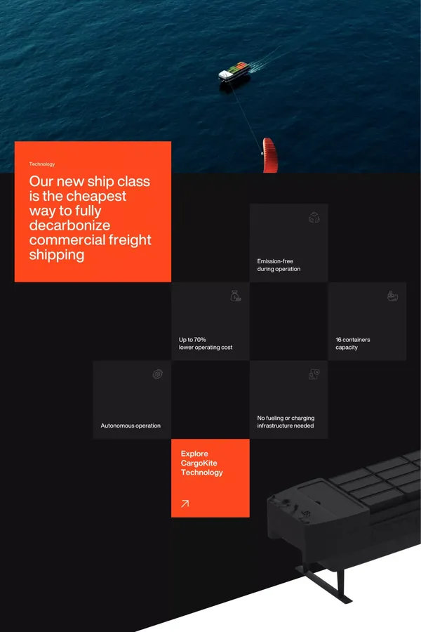 Cargokite - Landing design inspiration