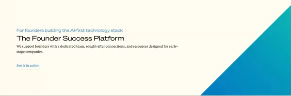Wing Venture Capital - Landing design inspiration