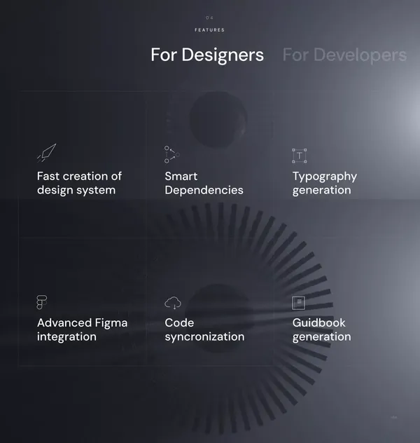 Flareum - Design System Builder - Landing design inspiration