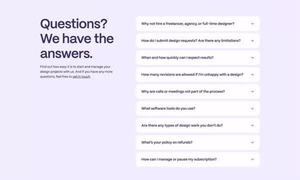 Ecto Design - Efficient subscription-based design service - Landing design inspiration