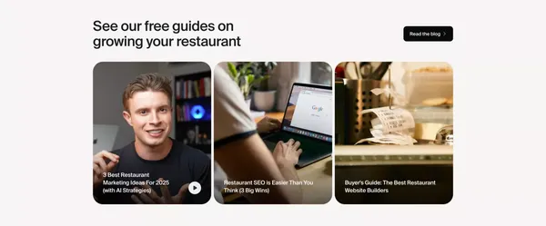 Online Ordering and Restaurant Marketing System | Owner.com - Landing design inspiration
