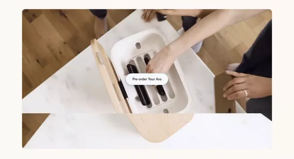 Aro  |  A little less phone. Way more life. - Landing design inspiration