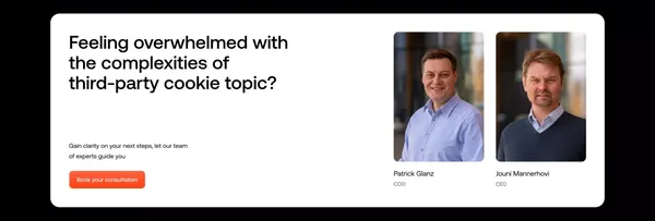 Gravito Ltd - Real-Time Identity Resolution & Consent Management - Landing design inspiration