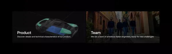Novac Supercondensatori - Landing design inspiration