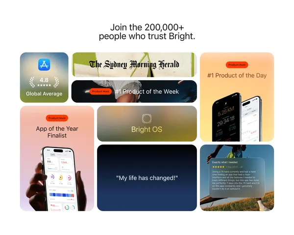 Bright OS | Your Super App for Health - Landing design inspiration