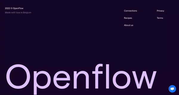Openflow - Landing design inspiration