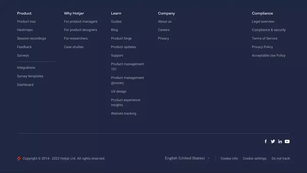 Hotjar: Website Heatmaps & Behavior Analytics Tools - Landing design inspiration