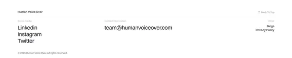 Human Voice Over - YouTube Dubbing Services - Landing design inspiration