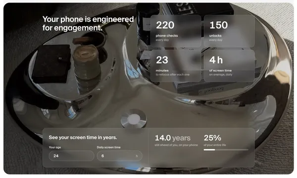 Norma — Block distracting apps by scanning a steel disc - Landing design inspiration