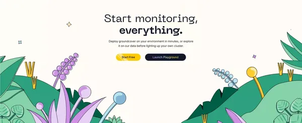 groundcover | Observability, for the Cloud. - Landing design inspiration