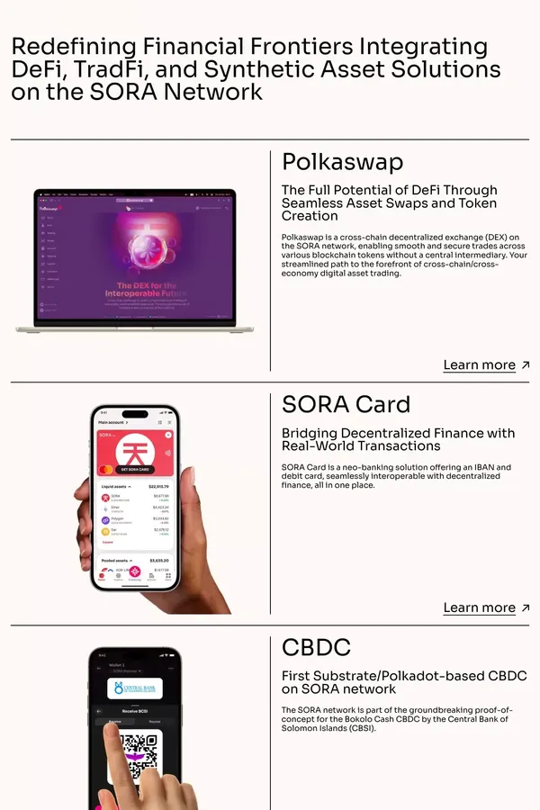 SORA. Many Worlds. One Economy - Landing design inspiration