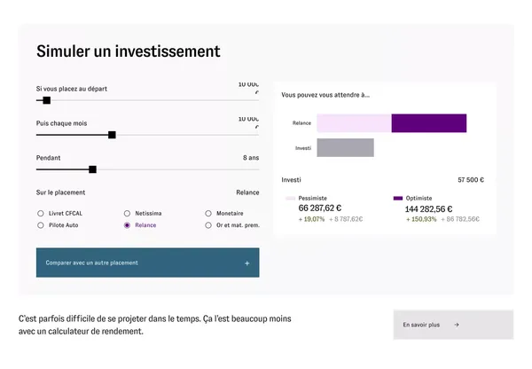 Cashbee — Les meilleurs placements, dans votre poche - Landing design inspiration