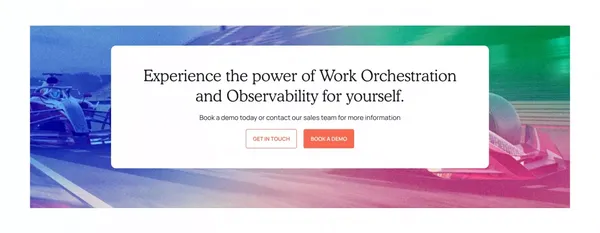 Cutover | Work Orchestration and Observability platform - Landing design inspiration