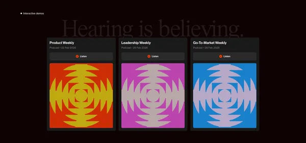 Format - Landing design inspiration