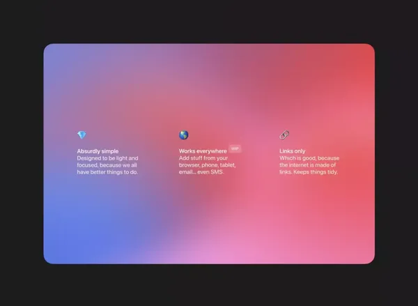Cool Stuff - Landing design inspiration